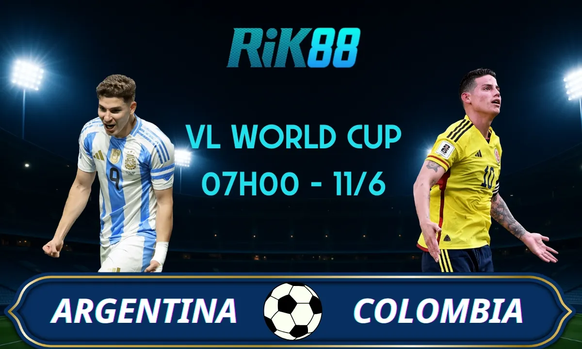 Soi kèo Argentina vs Colombia, 07h00 ngày 11/06/2025 – VL World Cup